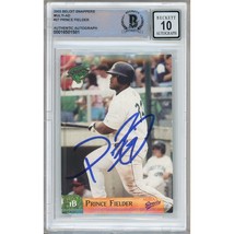 Prince Fielder Signed 2003 Beloit Trappers MultiAd Minor League #27 BGS Auto 10 - £119.89 GBP