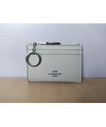 Coach Mini Skinny ID zip CardCase in cross grain leather WORLDWIDE SHIPP... - $1,084.67 MXN