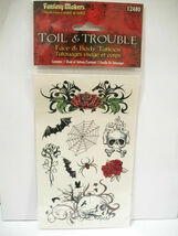 Wet N Wild Fantasy Makers Face &amp; Body Tattoos #12480 Toil &amp; Trouble - $6.68