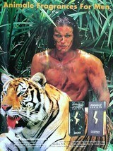 2000 Amimale Cologne For Men Full Size Tiger Spanish Colombia Full Page ... - $6.64