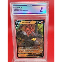 2020 Pokémon SWSH Vivid Voltage Coalossal V Ultra Rare 098/185 #098 CCG 9 - $27.25