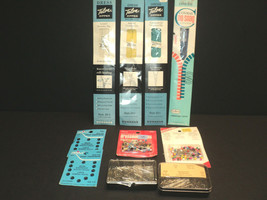 Vintage Lot of Notions 4 Zippers, Prym Snaps, Dressmaker Pins, Ball Point Pins - £11.68 GBP