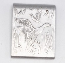 Scarf Clasp Embossed Aluminum Ducks - $39.57