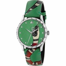 Gucci YA1264081 Women&#39;s G-Timeless Green Quartz Watch - £435.01 GBP