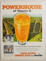 1959 Print Ad Fresh Frozen Florida Orange Juice Orchards Golfer Sam Snead - £9.13 GBP