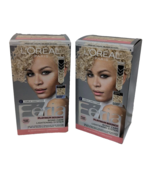 2x L&#39;Oreal Paris Feria Platinum Bounce Bond Hair Color Care Lightening S... - $366.33 MXN