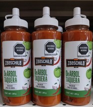 3X ZAASCHILA BIRDS BEAK TACO SALSA ( CHILE DE ARBOL ) TAQUERA - 3 OF 9.4... - $426.68 MXN