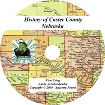 1919 History &amp; Genealogy of CUSTER County Nebraska NE - £4.59 GBP