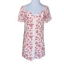 URBAN OUTFITTERS Uo Britney Hook &amp; Eye Mini Dress In Pink Women Size Lar... - $346.31 MXN