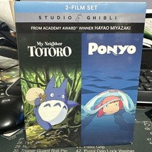 NEW Blu Ray 2 Film Set Studio Ghibli My Neighbor Totoro &amp; Ponyo - £14.85 GBP