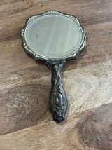 Vintage Antique Silverplate Art Nouveau Ladies Hand Held Mirror Victoria... - $44.41