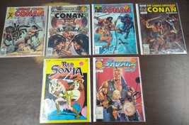 The Savage Sword of Conan LOT (24,93,104,120) Plus Savage Tales 7 &amp; Red ... - $756.11 MXN