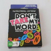 Don't Take My Word Card Game Family Night Fun Spin Master Games Fast Word Making - $7.85