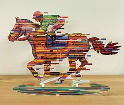 Pop Art Metal Sculpture &quot;Jockey&quot; by DAVID GERSTEIN-
show original title

Orig... - £241.03 GBP