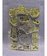 Hero Arts CL135 Cat-Themed Clear Stamps - Mischief Maker Meow Fishbowl &amp;... - €6,76 EUR