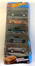 Mattel Hot Wheels Fast &amp; Furious 5-PACK Race &amp; Drift 1:64 Die-Cast Cars supra - £26.99 GBP