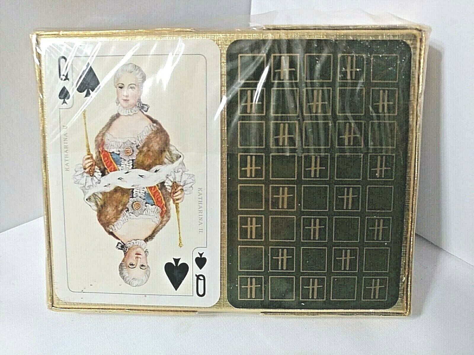 Primary image for New HARRODS Exclusive MADAME POMPADOUR Playing Cards Double Deck by Piatnik