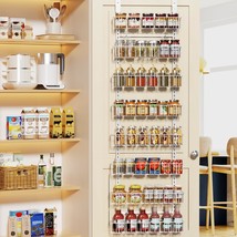 Over The Door Pantry Organizer, Adjustable 8-Tier Pantry Door Organizers And Sto - $84.99