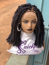 Braided wig, box braids, Faux Locs, Lace Frontal Wig, Synthetic, Knotless. - £171.39 GBP