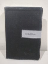 NIV, Gift Bible, Imitation Leather, Black/Gray, Red Letter Edition John Brown - £12.29 GBP