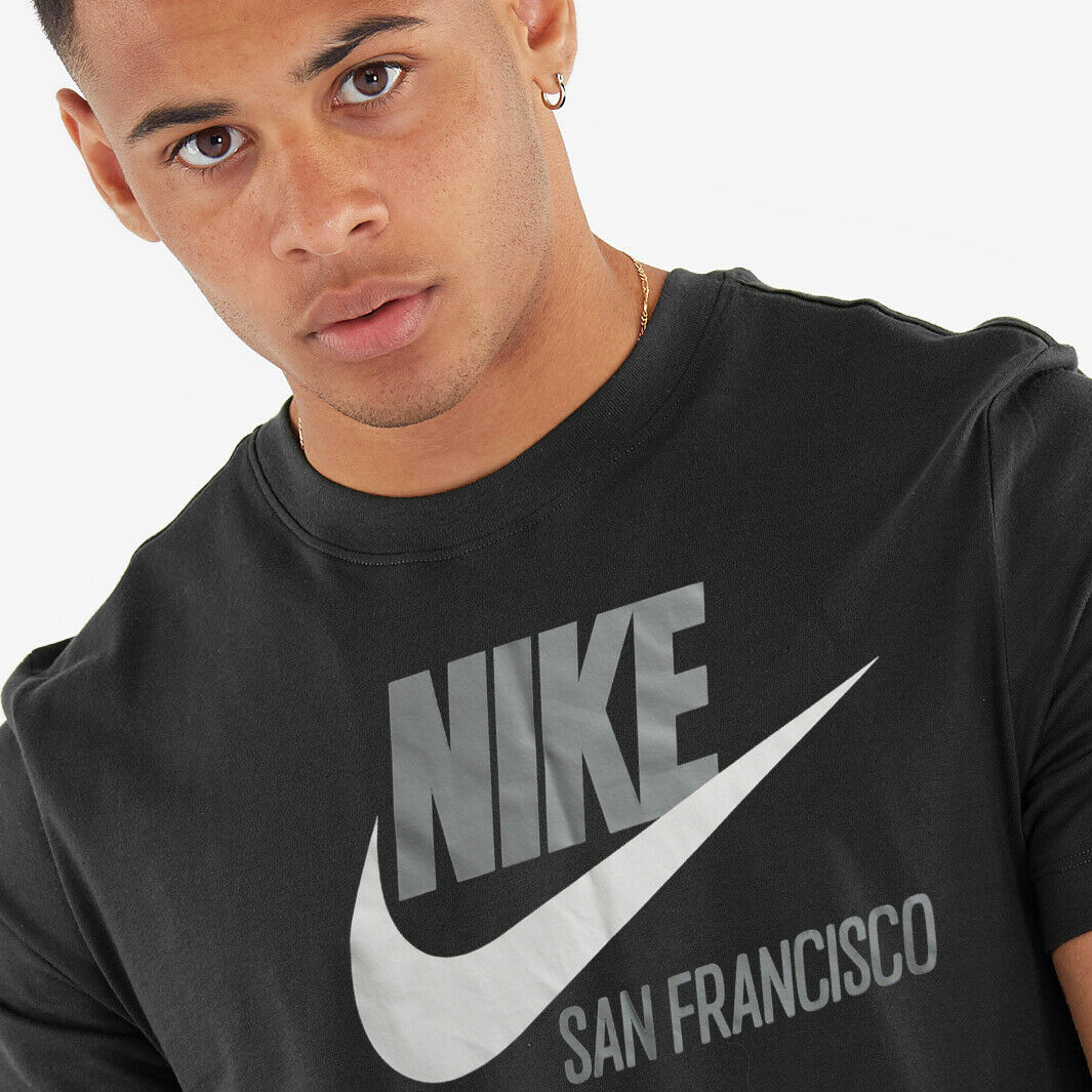 Nike Sportswear. Men&#39;s San Francisco Team T-Shirt. Black/Gray. Size: LG - $44.54