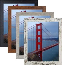 8x10 Picture Frame for Wall Mounting or Tabletop Picture Frames in 4 Different F - £26.89 GBP