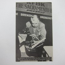 Postcard Tom Breneman Breakfast in Hollywood Sarah Van Dyke Kellogg Vintage 1945 - £4.71 GBP