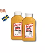 2 Bottles of Johnnys Klassiska Senap 500g(17.63 oz) Swedish Sweet Strong... - $9.68