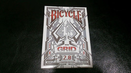 Bicycle Grid 2.0 Red Limited Edition Glows Under Ultraviolet Light - £13.95 GBP