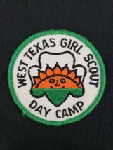 Vintage 3&quot; West Texas Girl Scouts Day Camp Patch Badge - £4.71 GBP