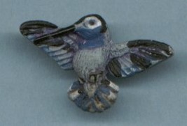 MINIATURE CERAMIC HUMMINGBIRD BEAD - £3.95 GBP