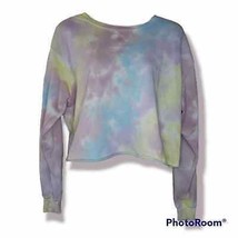 Colsie Tie Dye Cropped Sweatshirt sz XS - £13.91 GBP