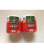 Herb Ox Beef Bouillon Cubes (25 Cubes Per Jar) Lot of 2 Jars - £10.97 GBP