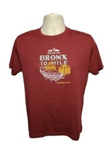 2014 NYRR New York Road Runners Bronx 10 Mile Run Mens Small Burgundy Je... - $362.19 MXN