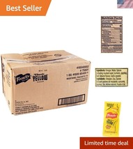 Kosher Yellow Mustard Packets - 1500 Count for Effortless Dining Experience - $61.00
