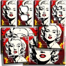 EXCLUSIVE RETRO POP ART MARILYN MONROE LIGHT SWITCH OUTLET WALL PLATE RO... - £7.26 GBP+
