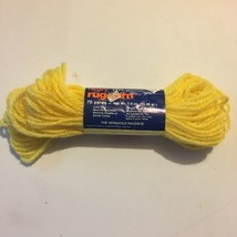Caron Heavy Rug Yarn 100% Dacron 0007 Yellow Vintage - £3.93 GBP