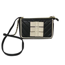 Betsey Johnson Retro Rockabilly Glam Crossbody Bag Purse - $14.99