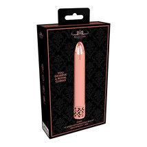 Royal Gems Shiny Rechargeable Abs Bullet Rose Gold - $29.90