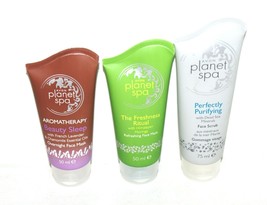 Avon Planet Spa Overnight Face Mask + Refreshing Face Mask + Purifying Scrub - £22.57 GBP