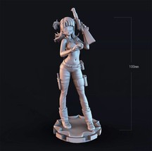 1/18 100mm 3D Print Model Kit Modern Beautiful Girl Shooter Anime Unpainted - £47.32 GBP