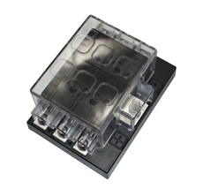 6 Way Atc Fuse Holder Panel Box 1 In 6 Out Car Auto Boat Marine 6Atc-1 - £22.01 GBP