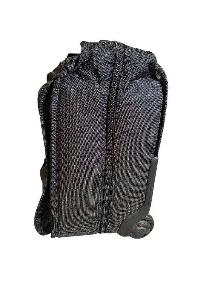 TUMI Alpha 22” Rolling Garment Bag Travel Luggage 22033DH Black Ballistic Nylon Item image 3