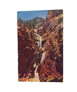 Postcard Seven Falls Near Colorado Springs Colorado Chrome Posted - $4.88