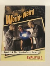 Smallville Season 5 Trading Card  #1 9 Sparky And The Bubble Tent Twins - £1.53 GBP