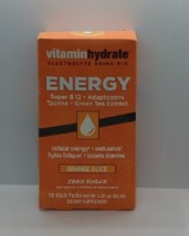 Vitamin Hydrate Energy Electrolyte Drink Mix Orange Slice 10 pack Zero Sugar - £8.71 GBP