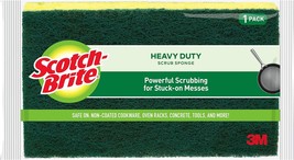Scotch-Brite Heavy Duty Scrub Sponge, Extra Large Size, 1-Sponge/Pk, 6-Packs (6  - £31.96 GBP