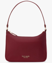 Kate Spade Sam Dark Merlot Nylon Small Shoulder Bag PXR00466 NWT $178 Retail FS - £79.10 GBP