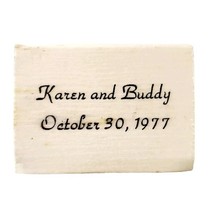 Karen &amp; Buddy Wedding 1977 Vintage Matches Collectible Marriage October ... - $378.90 MXN