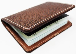 Challenger Handcrafted 100% Leather Travel Passport Cover 27AA09B - $416.34 MXN